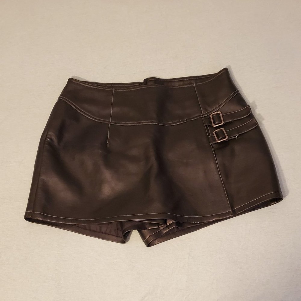 Neutral Zone Pleather Skort